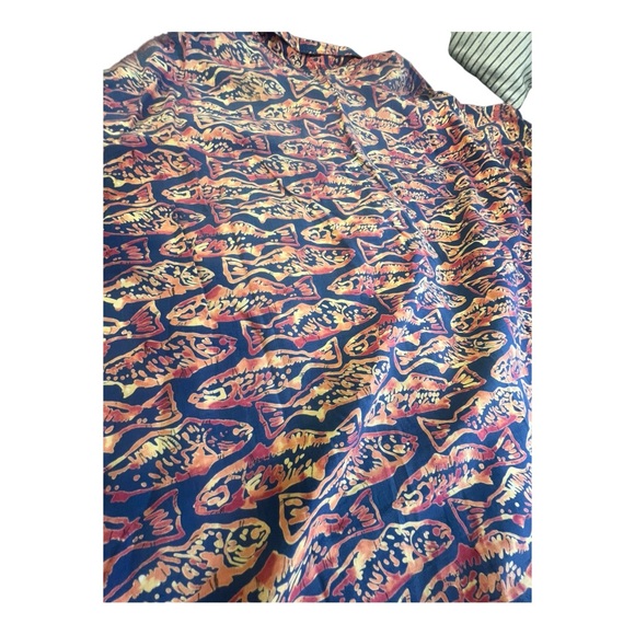 Vintage Polo Ralph Lauren X Ralph Lauren Rare Polo Jeans Fish All Over Print XXL - Picture 9 of 10